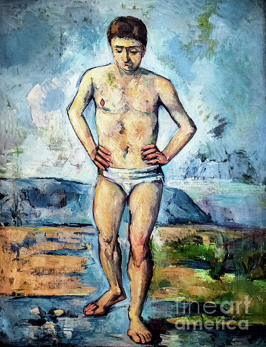The Male Bather by Paul Cezanne The Male Bather by Paul Cezanne